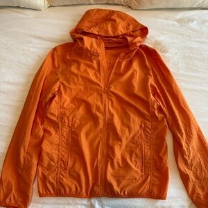 Uniqlo Orange Hooded Jacket